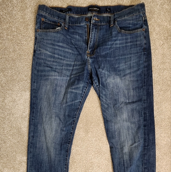 Lucky Mens Straight Leg Jeans 38 x 32 - Picture 2 of 9